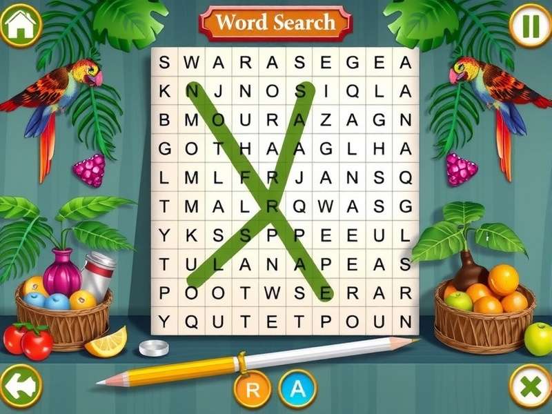 Bazaar Word Search Gameplay Screenshot